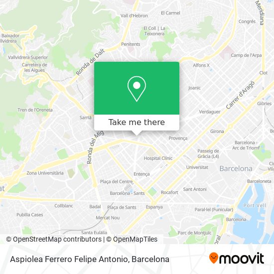 Aspiolea Ferrero Felipe Antonio map