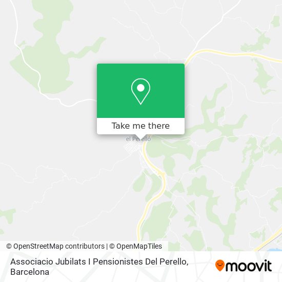 Associacio Jubilats I Pensionistes Del Perello map