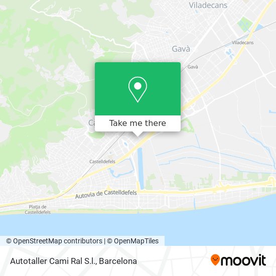 Autotaller Cami Ral S.l. map