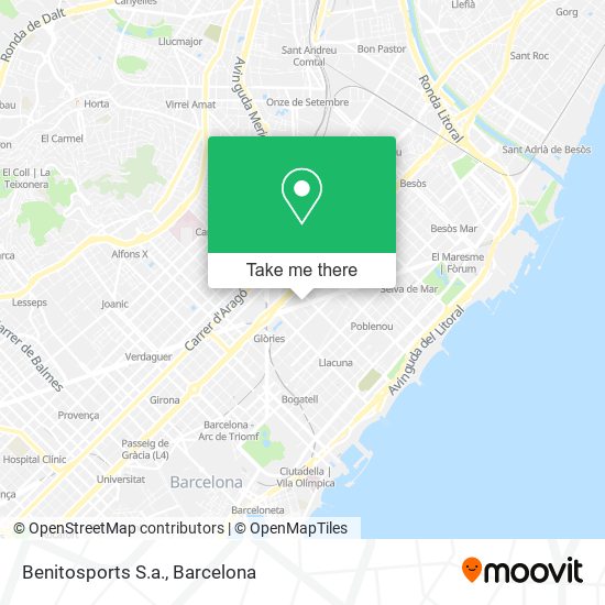 Benitosports S.a. map