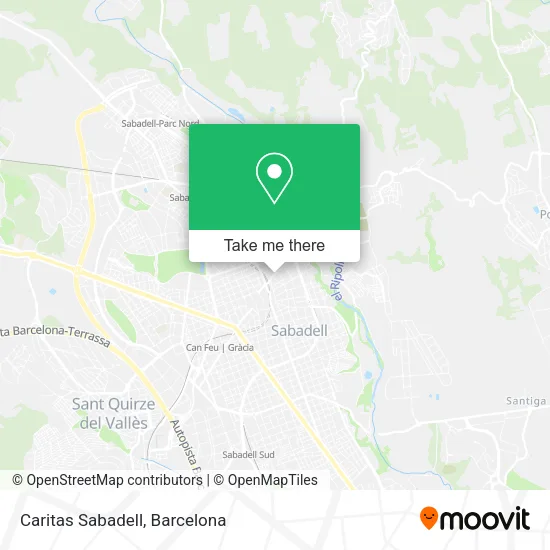 mapa Caritas Sabadell
