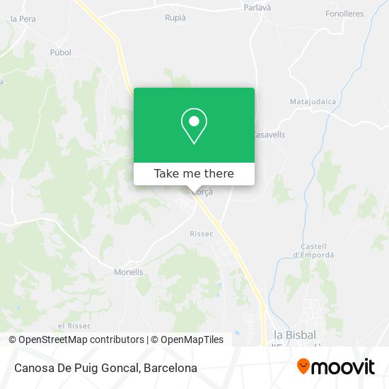 Canosa De Puig Goncal map