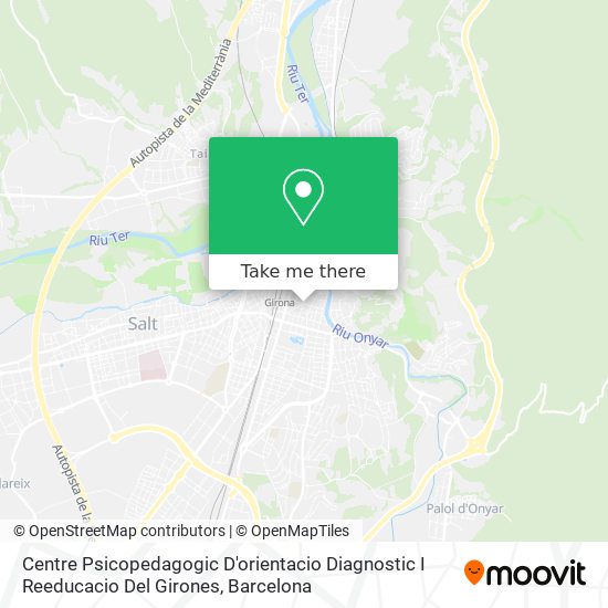 Centre Psicopedagogic D'orientacio Diagnostic I Reeducacio Del Girones map