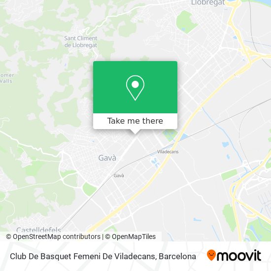 Club De Basquet Femeni De Viladecans map