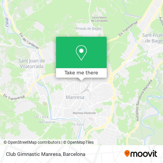 Club Gimnastic Manresa map