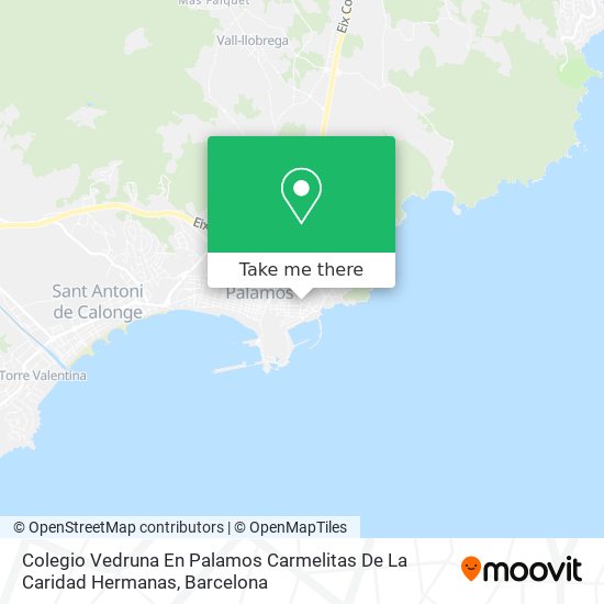 Colegio Vedruna En Palamos Carmelitas De La Caridad Hermanas map