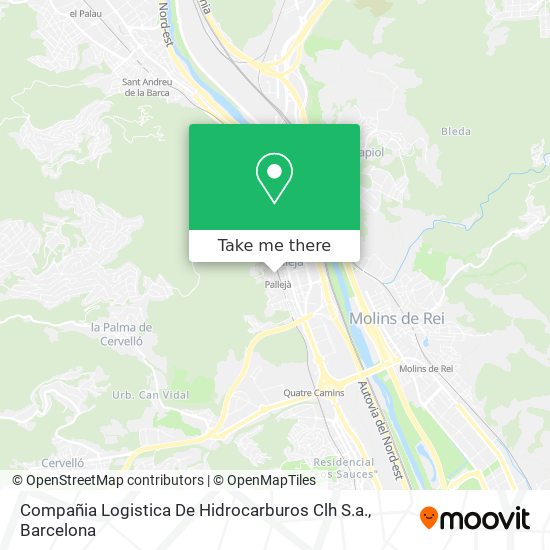 Compañia Logistica De Hidrocarburos Clh S.a. map