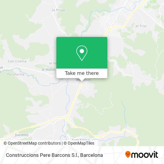 Construccions Pere Barcons S.l. map