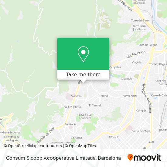 Consum S.coop.v.cooperativa Limitada map