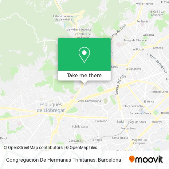 Congregacion De Hermanas Trinitarias map