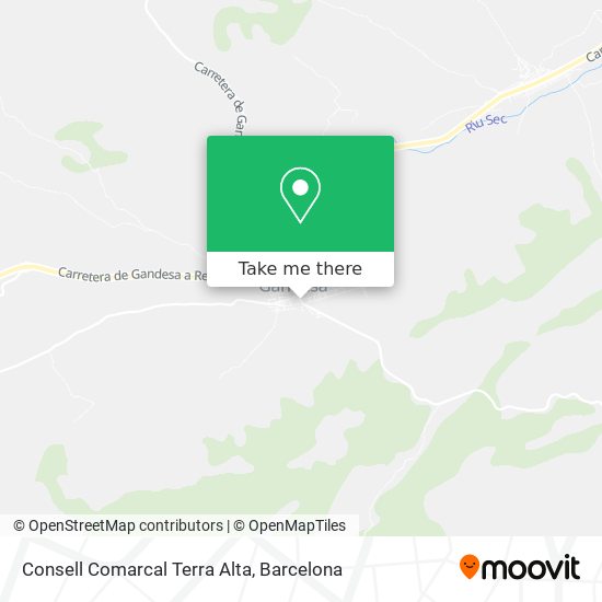 Consell Comarcal Terra Alta map