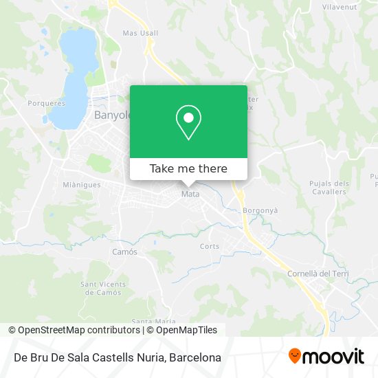 De Bru De Sala Castells Nuria map