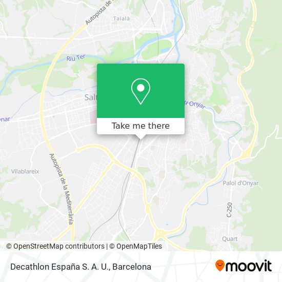 mapa Decathlon España S. A. U.