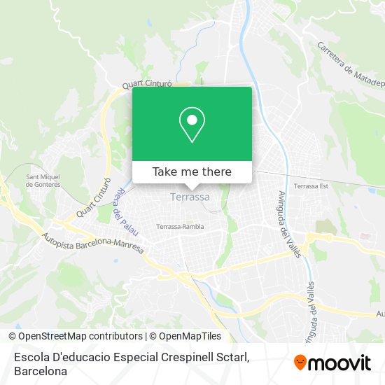 Escola D'educacio Especial Crespinell Sctarl map