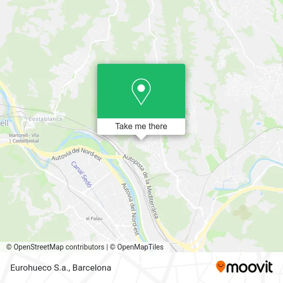 Eurohueco S.a. map
