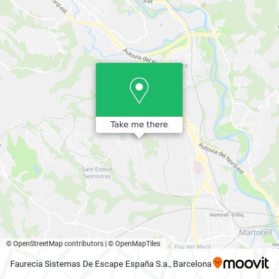 Faurecia Sistemas De Escape España S.a. map