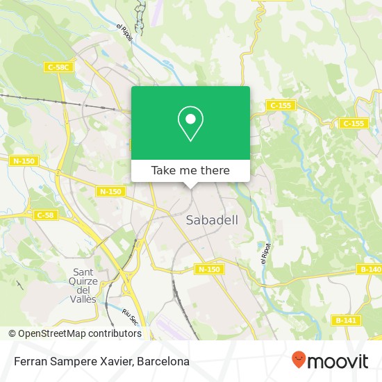 mapa Ferran Sampere Xavier