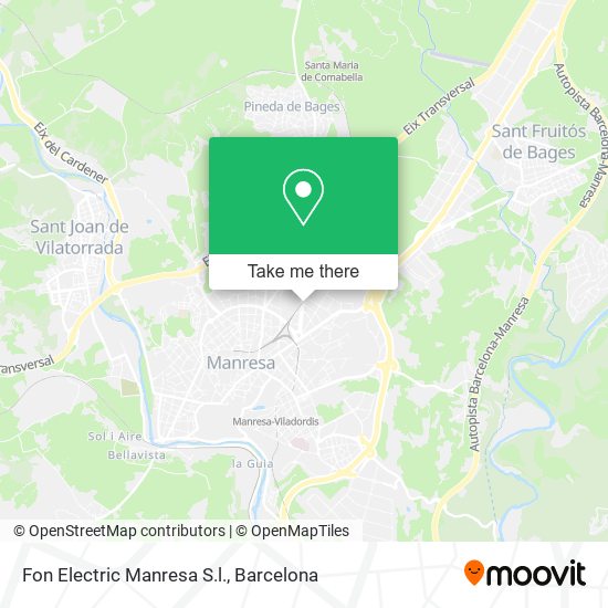 Fon Electric Manresa S.l. map