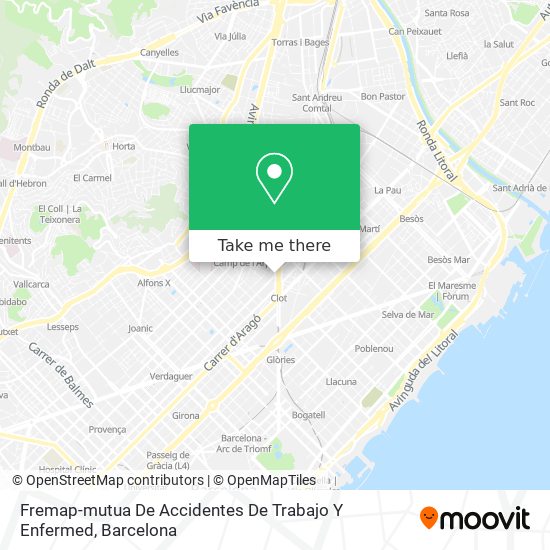 mapa Fremap-mutua De Accidentes De Trabajo Y Enfermed