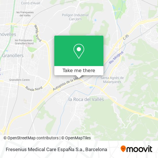 Fresenius Medical Care EspaÑa S.a. map