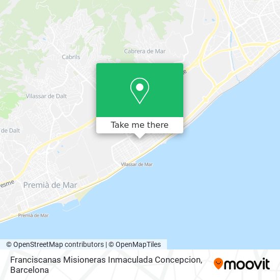 Franciscanas Misioneras Inmaculada Concepcion map