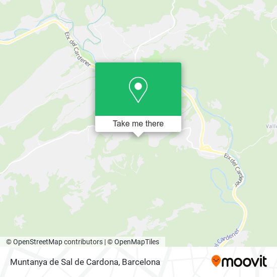Muntanya de Sal de Cardona map