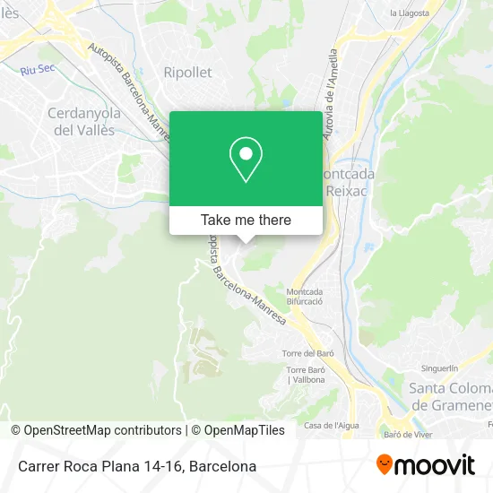 Carrer Roca Plana 14-16 map