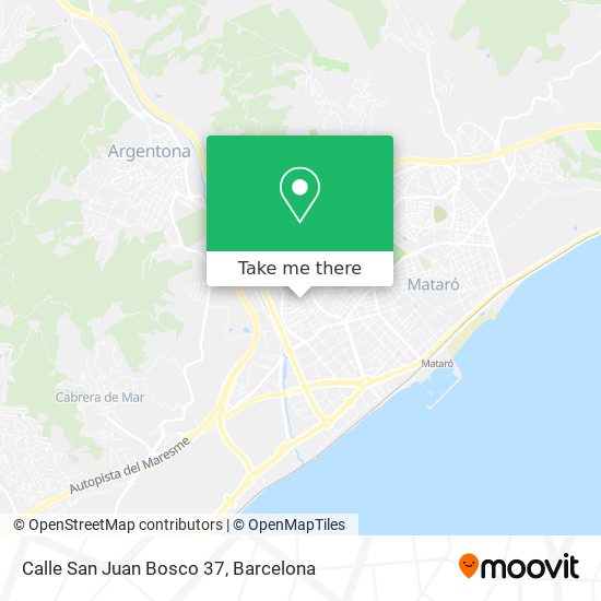 Calle San Juan Bosco 37 map