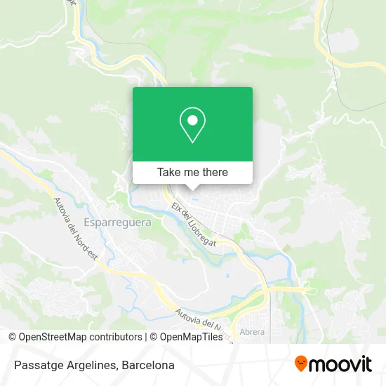 Passatge Argelines map