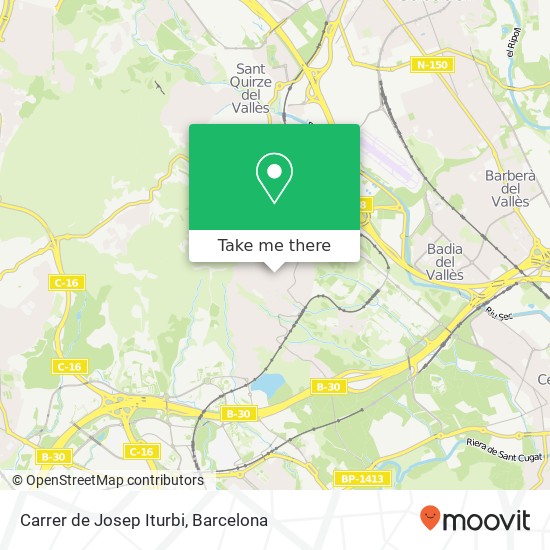 mapa Carrer de Josep Iturbi