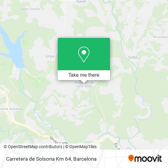 Carretera de Solsona Km 64 map