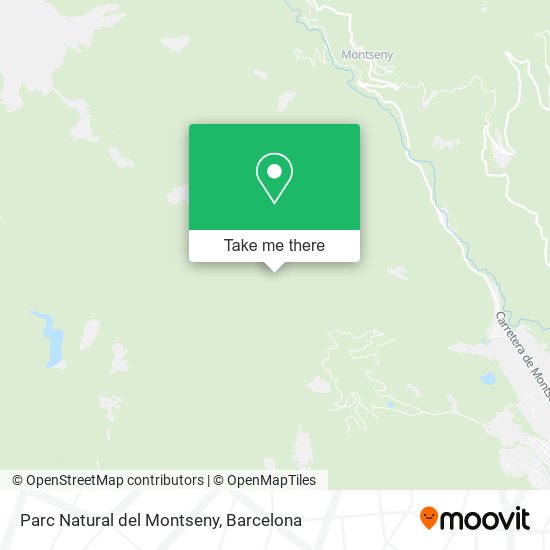 Parc Natural del Montseny map