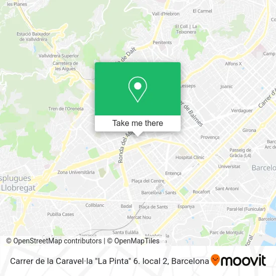 mapa Carrer de la Caravel·la "La Pinta" 6. local 2