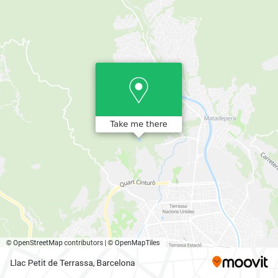 Llac Petit de Terrassa map