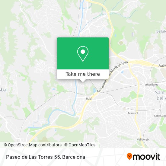 Paseo de Las Torres 55 map