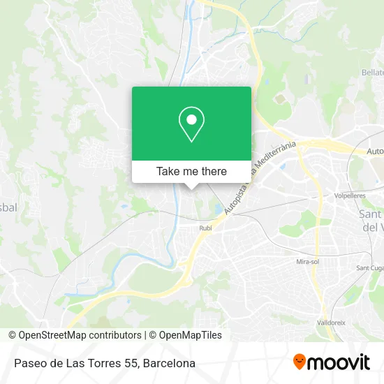 Paseo de Las Torres 55 map