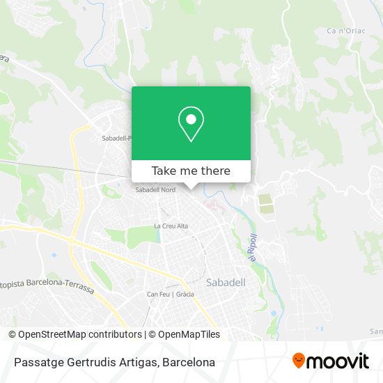 Passatge Gertrudis Artigas map
