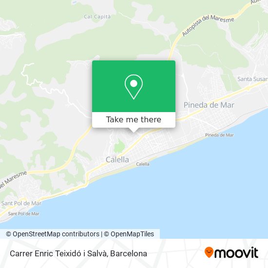 Carrer Enric Teixidó i Salvà map