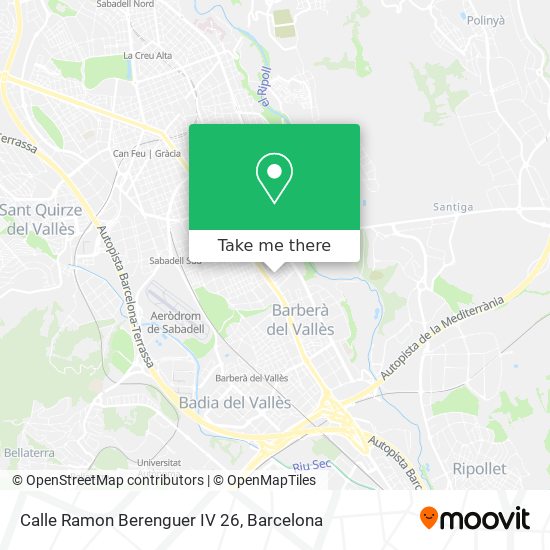 Calle Ramon Berenguer IV 26 map