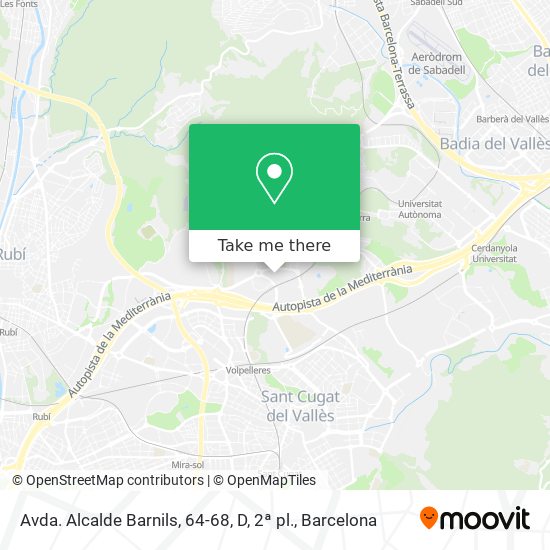 Avda. Alcalde Barnils, 64-68, D, 2ª pl. map