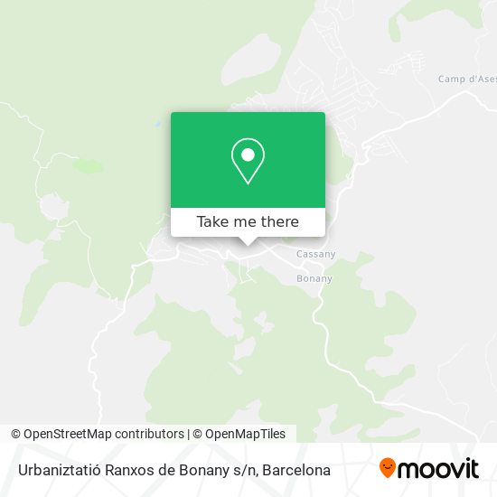 Urbaniztatió Ranxos de Bonany s / n map