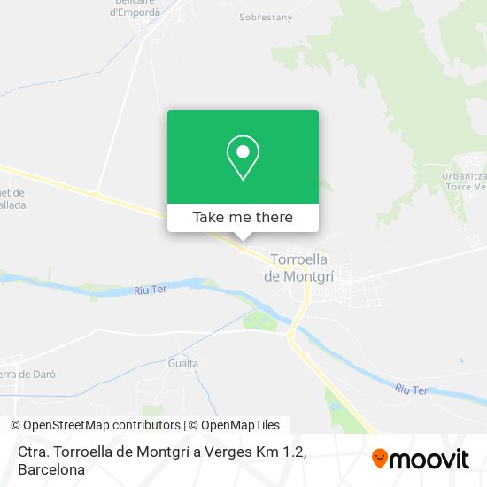 Ctra. Torroella de Montgrí a Verges Km 1.2 map
