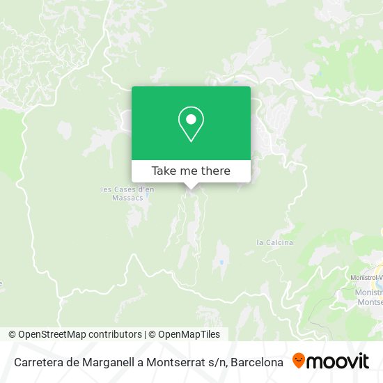 Carretera de Marganell a Montserrat s / n map