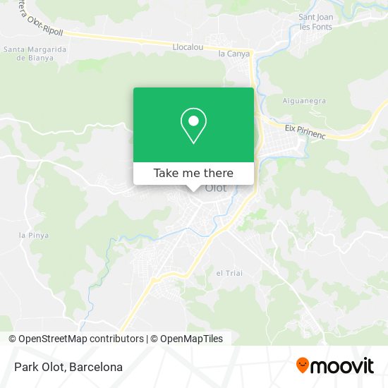 Park Olot map