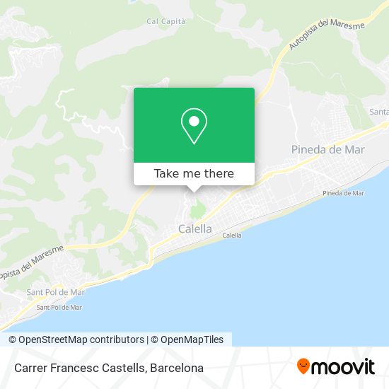 Carrer Francesc Castells map