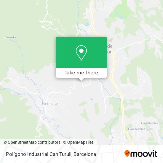 Polígono Industrial Can Turull map
