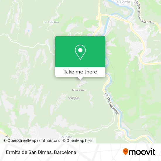 mapa Ermita de San Dimas