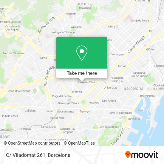 C/ Viladomat 261 map