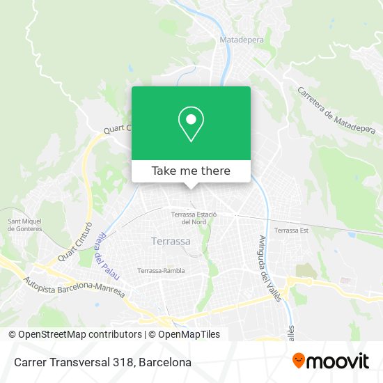 Carrer Transversal 318 map