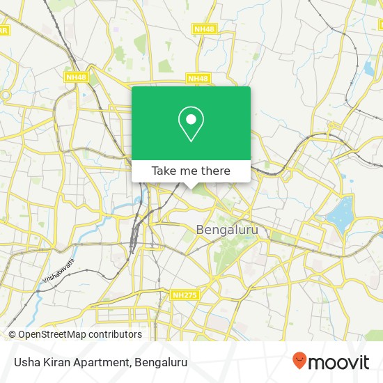 Usha Kiran Apartment map